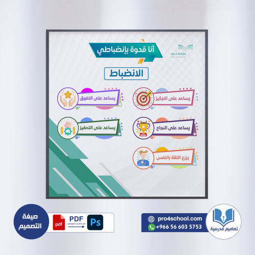 تصميم لوحة الانضباط