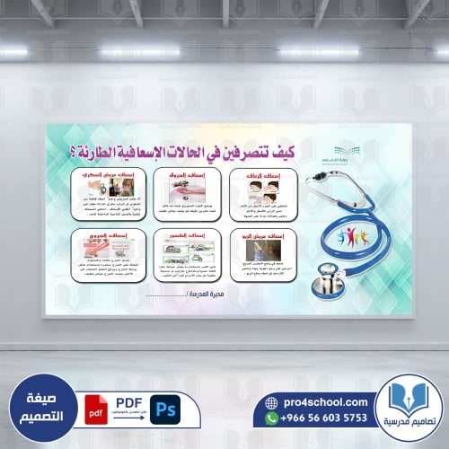 لوحة الإسعافات الأولية