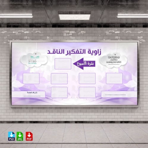 تصميم زاوية التفكير الناقد