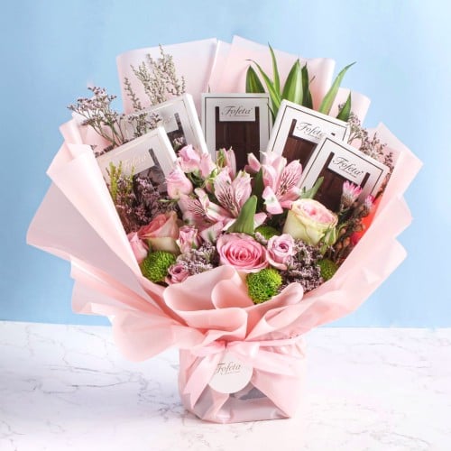 باقة ورد طبيعي