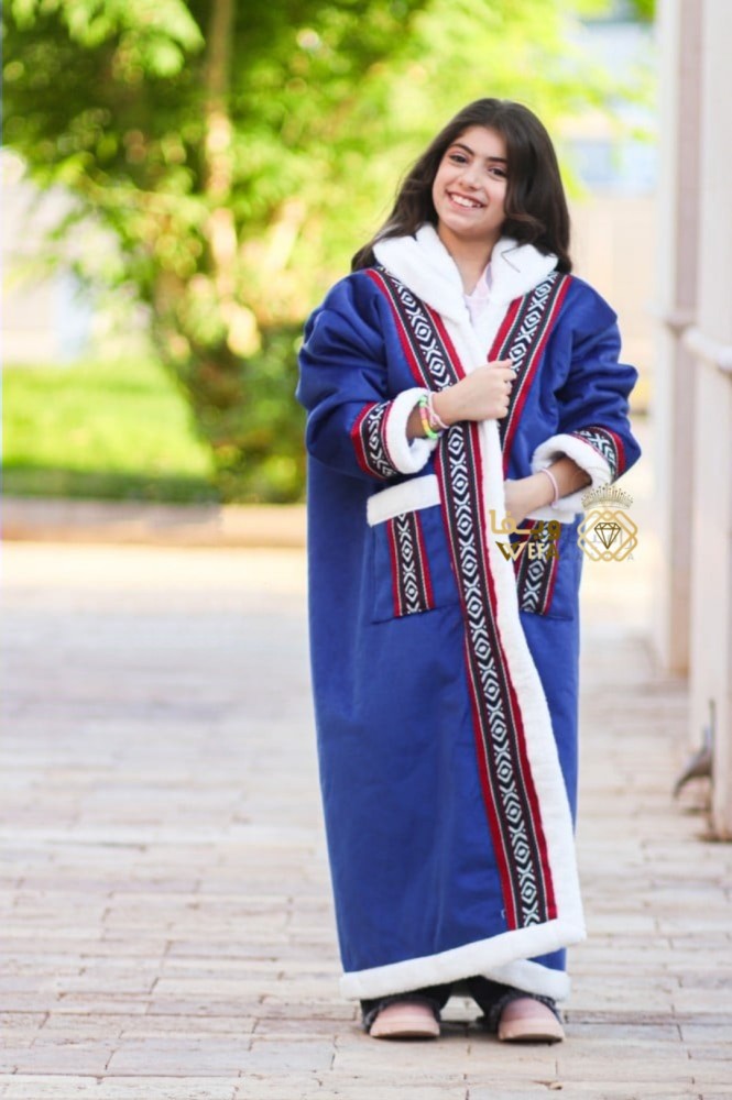 فروه اطفال شتوية-سدو ازرق