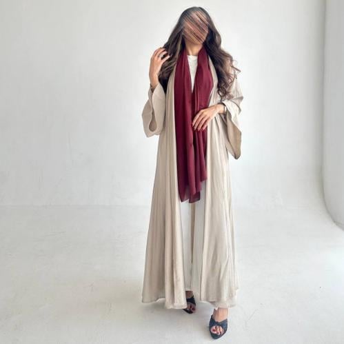 كريب عماني اكمام واسعة