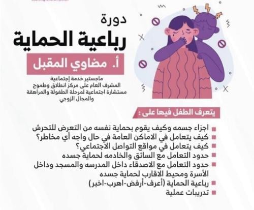 جلسة تدريب على الحماية الشخصية من التحرش الجنسي أ....