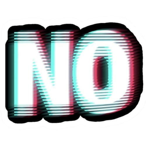 ستيكر لا - NO