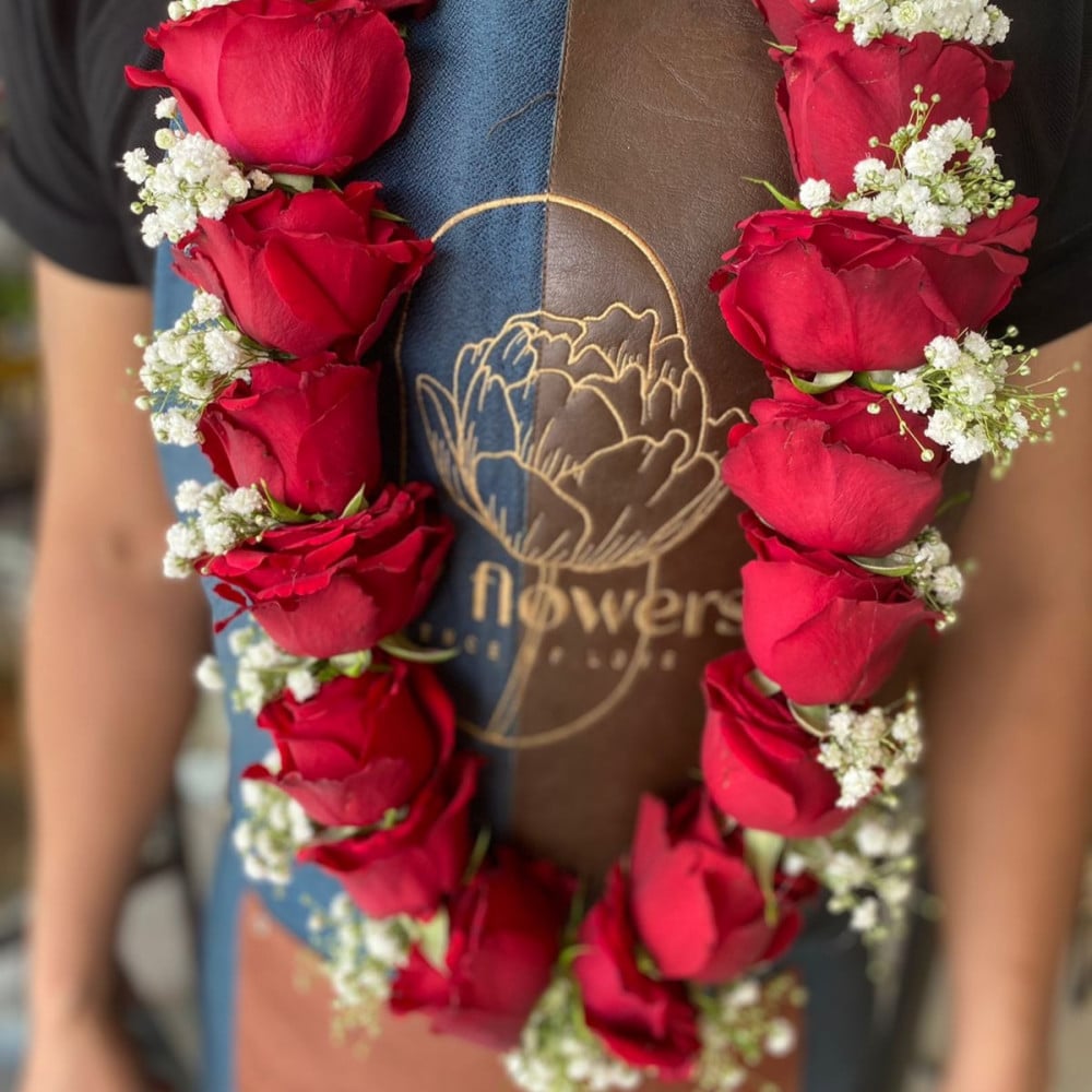 Rose necklace
