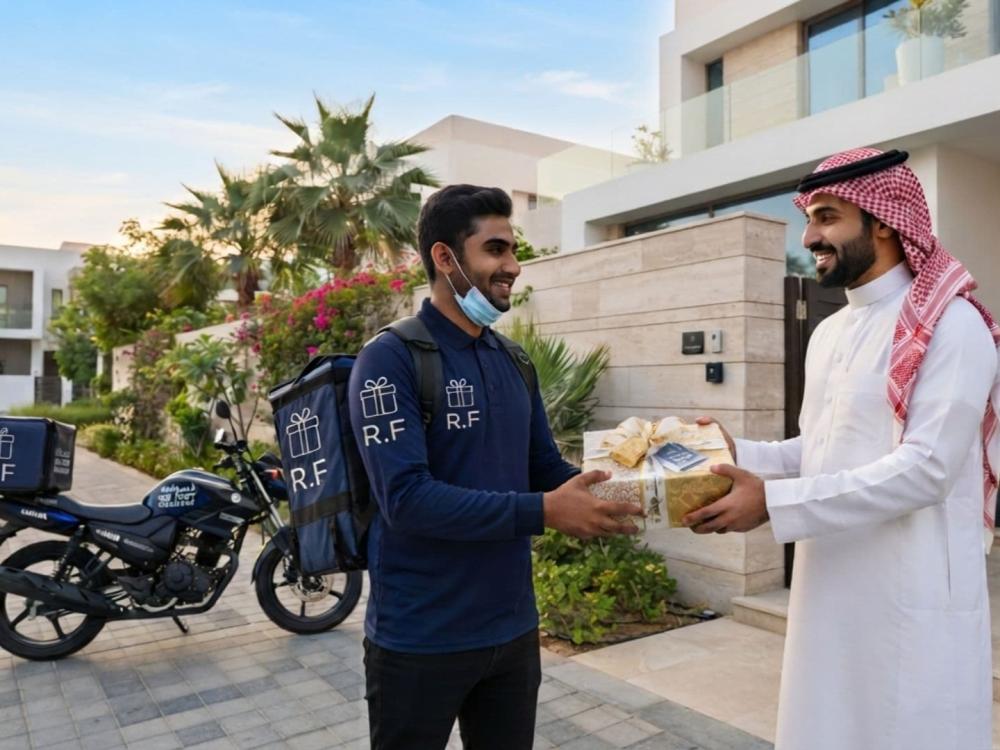 توصيل هدية لشخص بعيد بالرياض