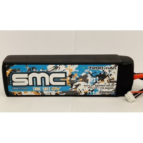 3S True Spec DV 11.1V 7200mAh 75C with G10 plates