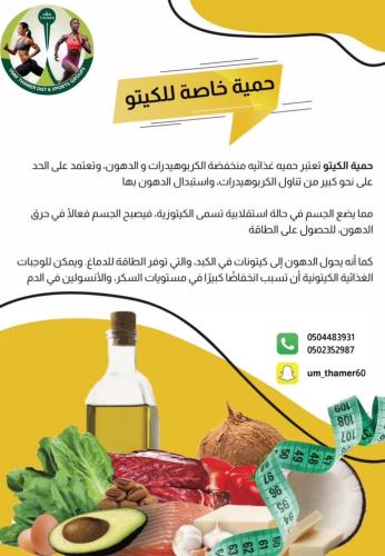 حمية الكيتو (شهر + الشهر الثاني مجاناً)