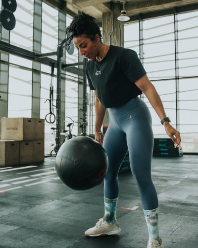 Arete Blue leggings