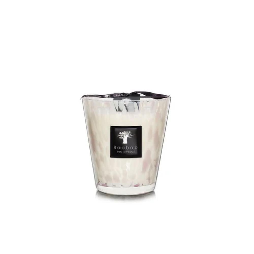 شمعة معطرة - لآلئ بيضاء