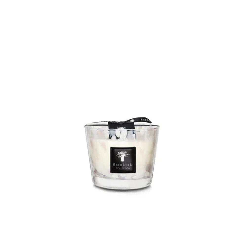 شمعة معطرة - لآلئ بيضاء