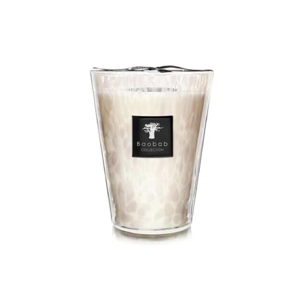 شمعة معطرة - لآلئ بيضاء