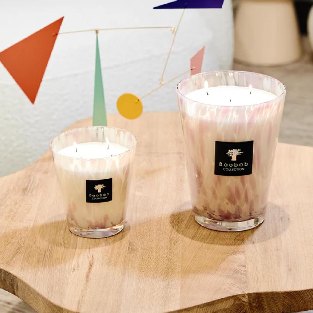 شمعة معطرة - لآلئ بيضاء