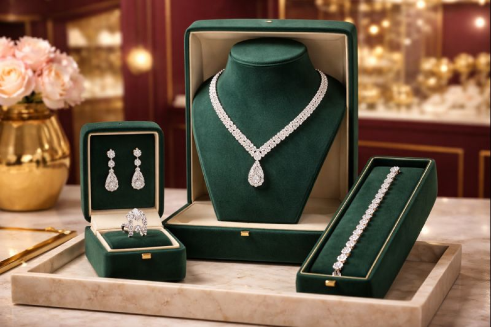 شبكات ألماس ذهب أبيض