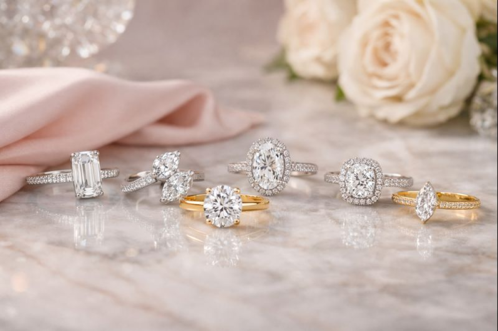 موضة خواتم الخطوبة في 2025: أحدث صيحات الألماس وتصاميم التوينز