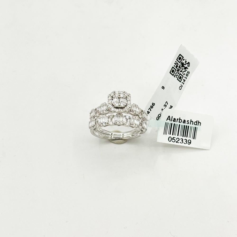 خاتم توينز الماس طبيعي