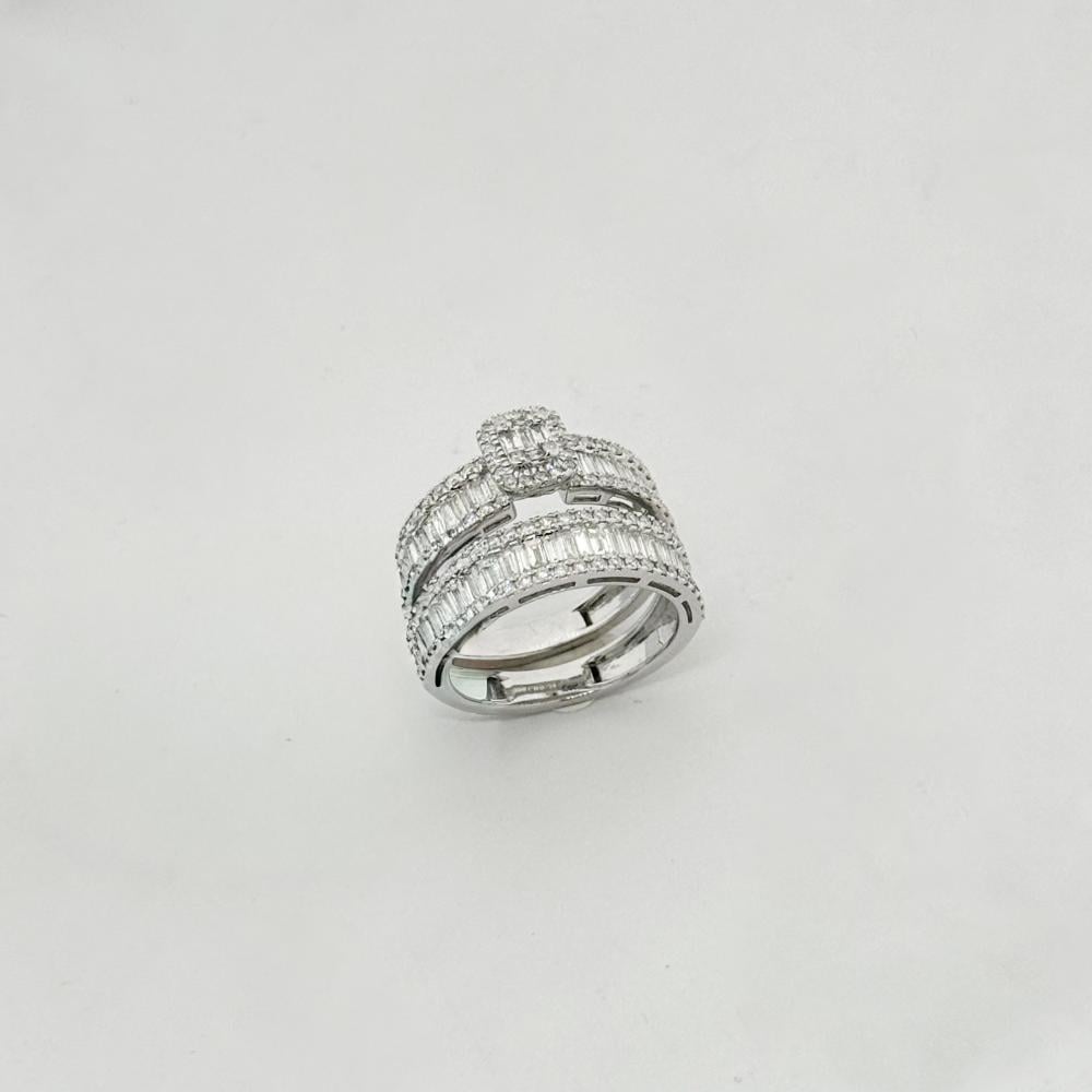 (DT.126)خاتم توينز الماس طبيعي