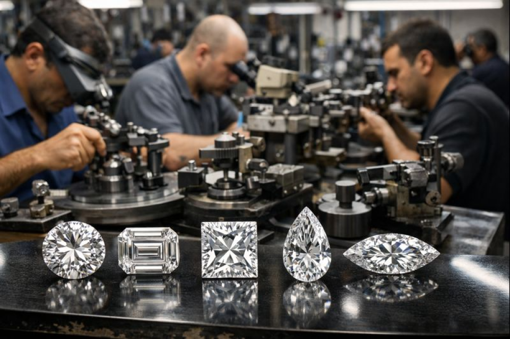 كيف يؤثر قص الألماس (Cut) على لمعانه وقيمته