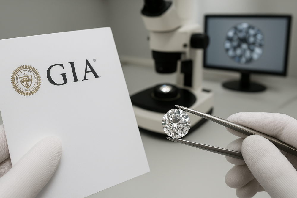 شهادات GIA و IGI