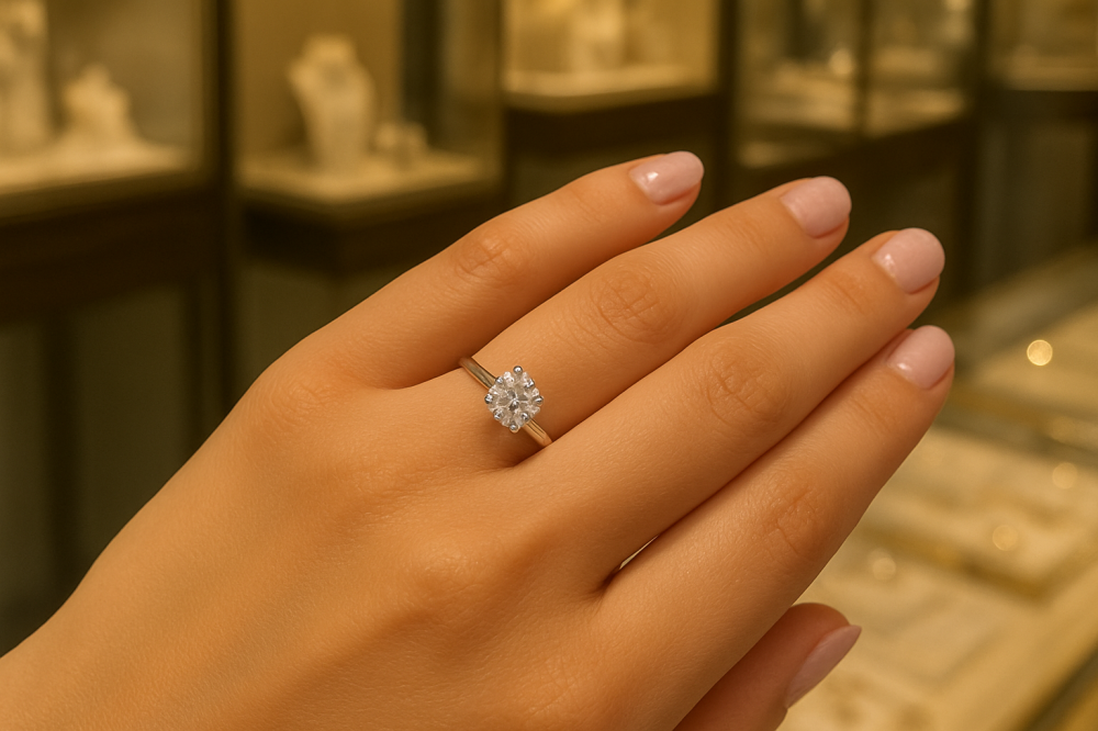 كيف تختارين وزن الألماس المناسب لخاتم الخطوبة