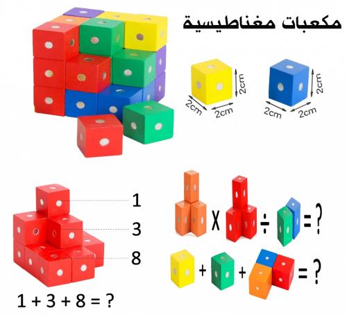 ثروة العقل مكعبات مغناطيس