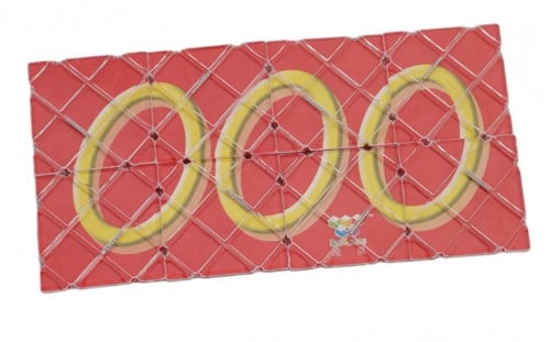 لوح روبيك 2×4 أحمر قابل للطي