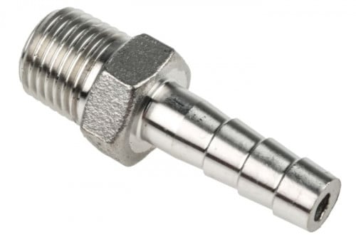 حلمة خرطوم ستانلستيل 316 مقاس 1/2 بوصة