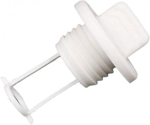 سدادة بلاستيك لون ابيض