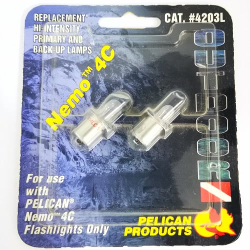 لمبة كشاف غوص صناعة امريكية من شركة PELICAN موديل CAT.NO.4203L