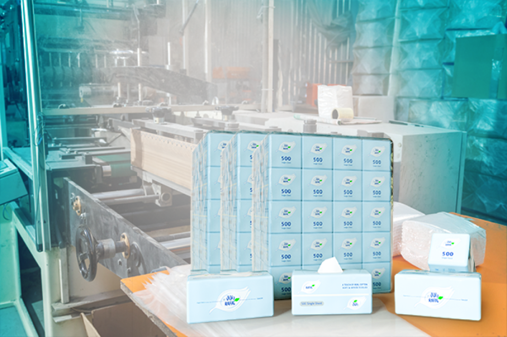 تأثير الابتكارات التقنية في صناعة مناديل الورقية بالجملة