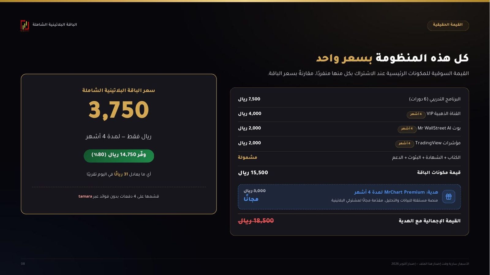 القيمة الحقيقية للباقة