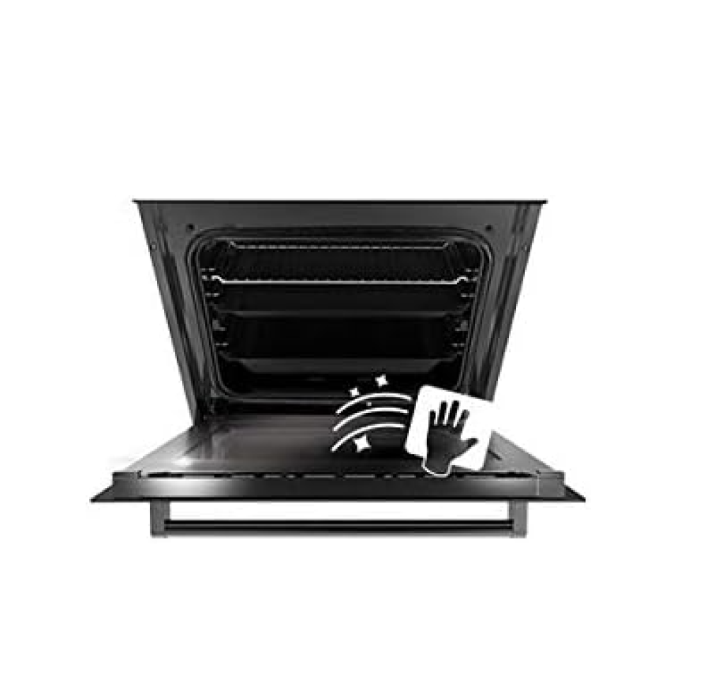 شواية سيمفر تركى 60سم كهرباء 6 وظائف مع مروحة اسود