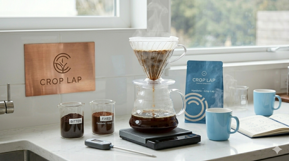 لماذا طعم قهوتك مر؟ 5 أخطاء تقنية في تحضير الـ V60 وكيفية إصلاحها