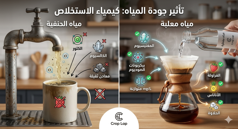 كيمياء المياه: لماذا قد تظلم محصولك الفاخر بسبب "مياه الحنفية"؟
