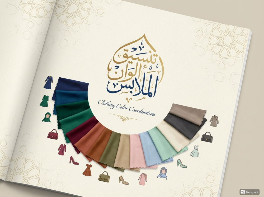 تنسيق الوان الملابس
