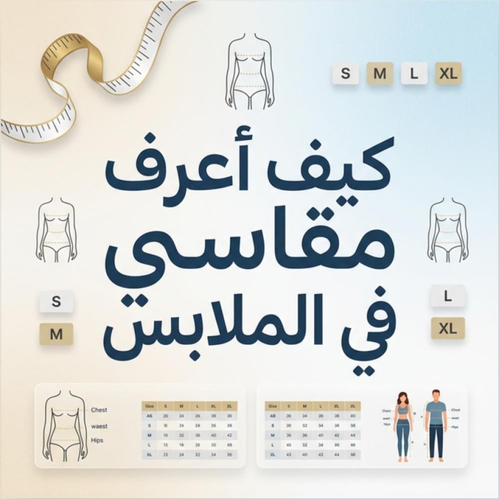 كيف اعرف مقاسي في الملابس