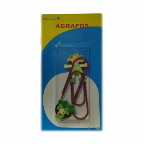 مشبك فواصل للورق 10 ×2.5 سم كرت 2 قطعة