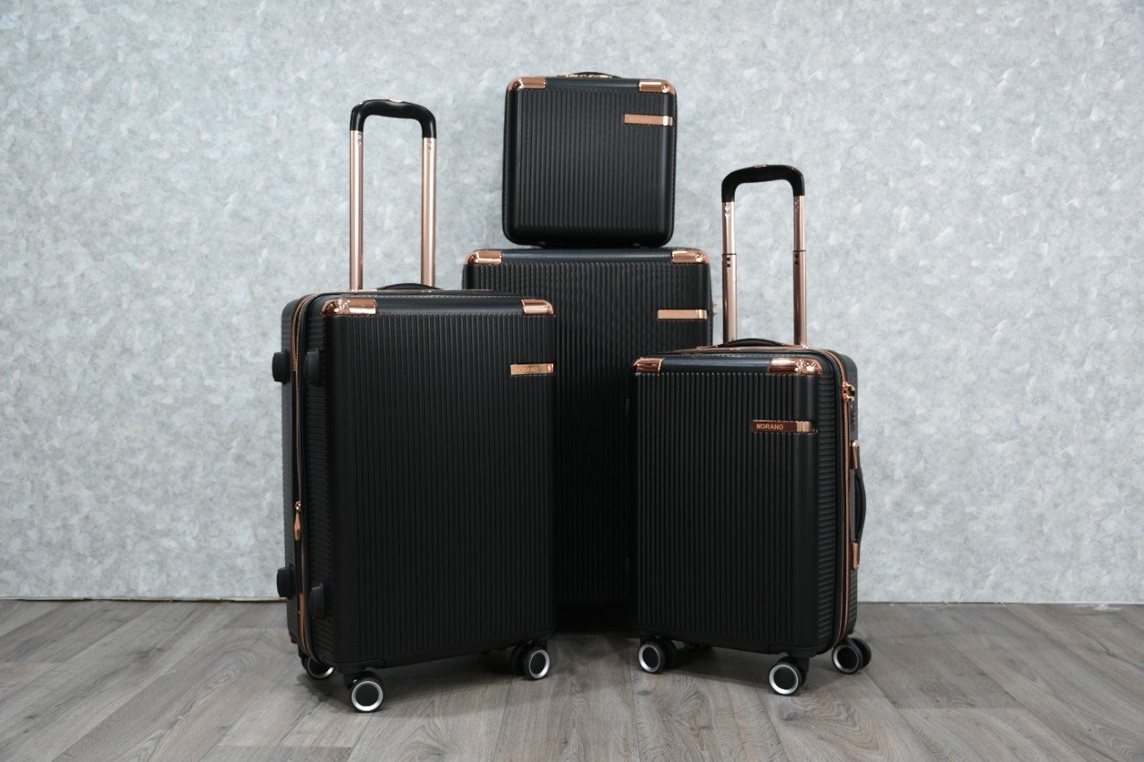 Morano Luggage Trolley Set, 5 Pcs - White And Brown : Buy Online at Best  Price in KSA - Souq is now Amazon.sa: Fashion
