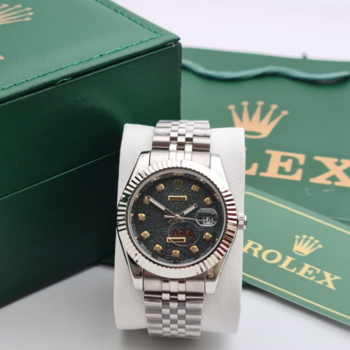 ساعة رولكس رجالية بملحقاتها