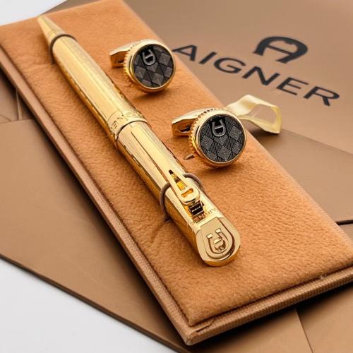 طقم قلم وكبك اقنر