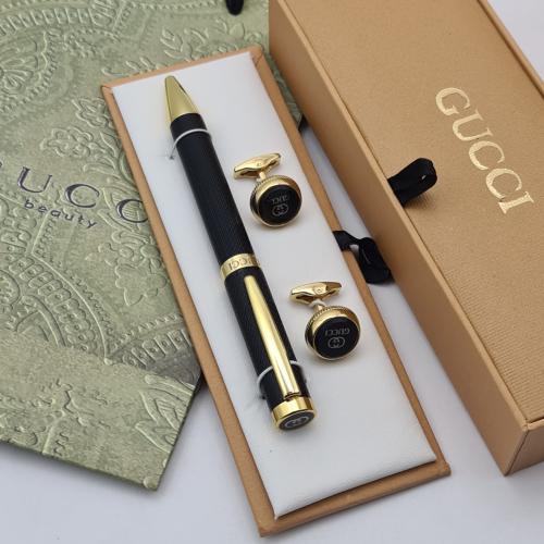 طقم قلم وكبك جوتشي