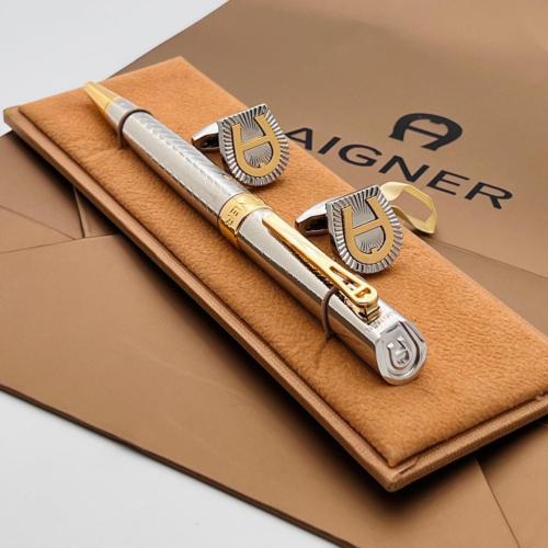 طقم قلم وكبك اقنر