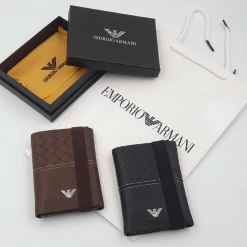 محفظة ارمني اللون الاسود