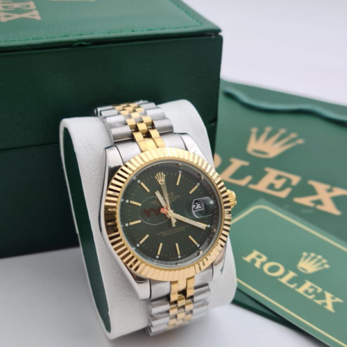 ساعة رولكس رجالية بملحقاتها