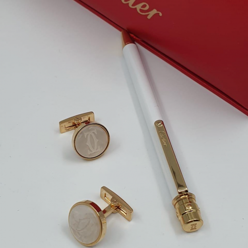 طقم قلم وكبك كارتير