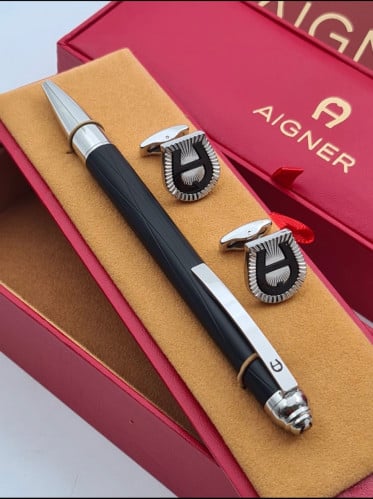 طقم قلم وكبك اقنر