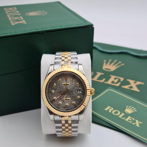 ساعة رولكس رجالية بملحقاتها