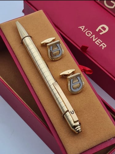 طقم قلم وكبك اقنر