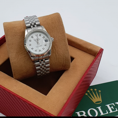 ساعة رولكس نسائية بملحقاتها