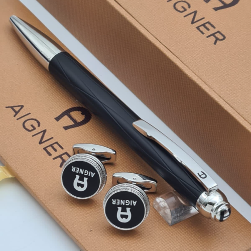 طقم قلم وكبك اقنر